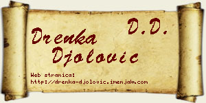 Drenka Đolović vizit kartica